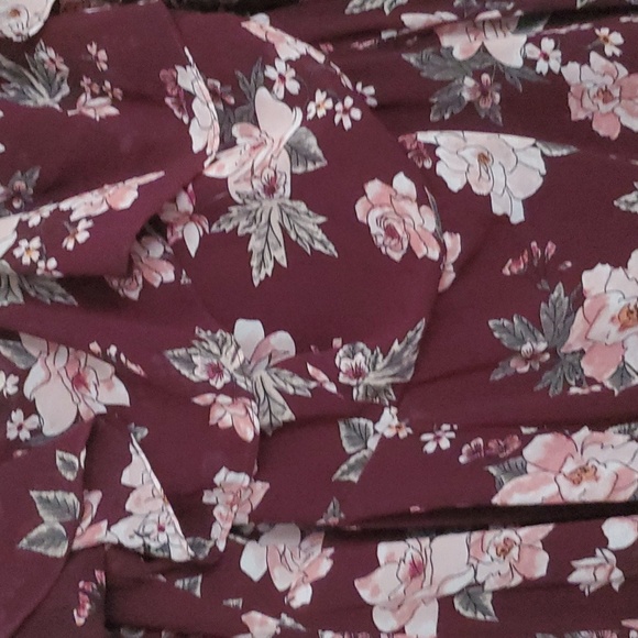 Torrid's Mini Challis Cold Shoulder Trapeze Dress - Picture 3 of 16